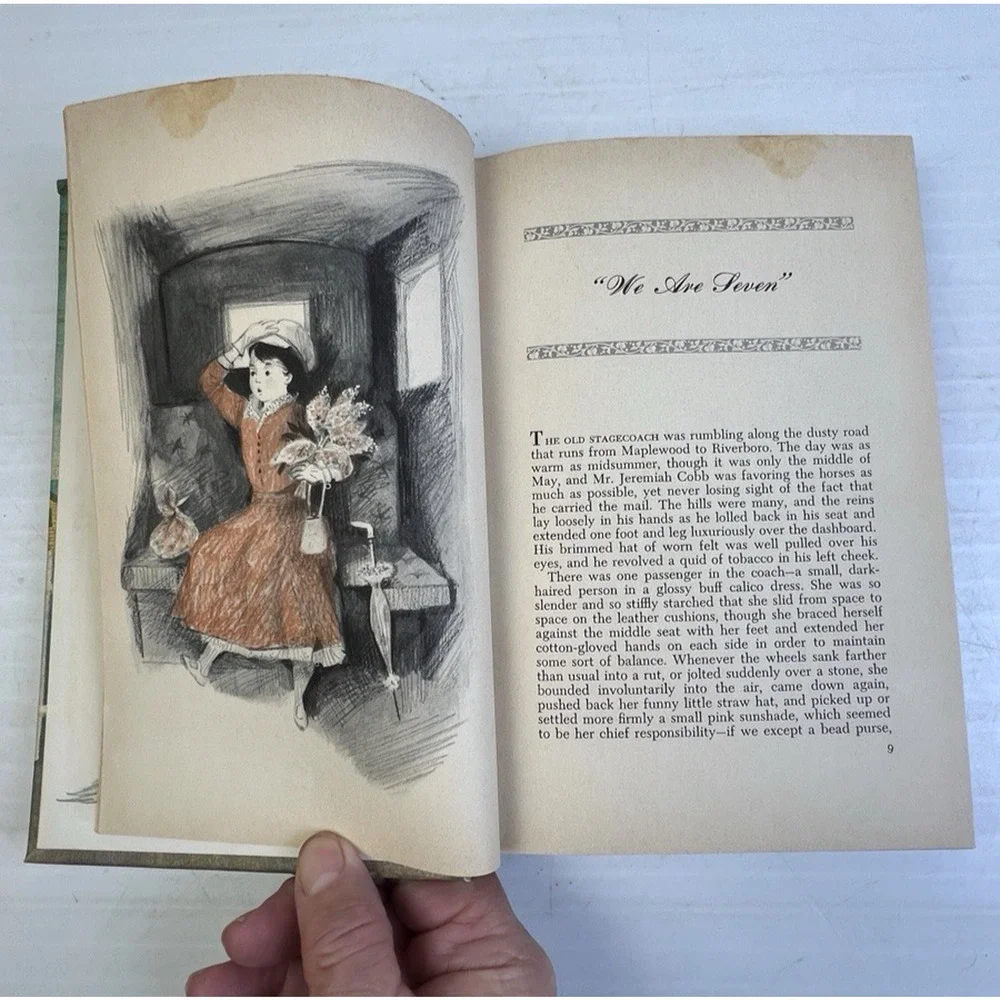 Rebecca Of Sunnybrook Farm 1903 - 1965 Ed Classic Children Girl's Book Hardcover
